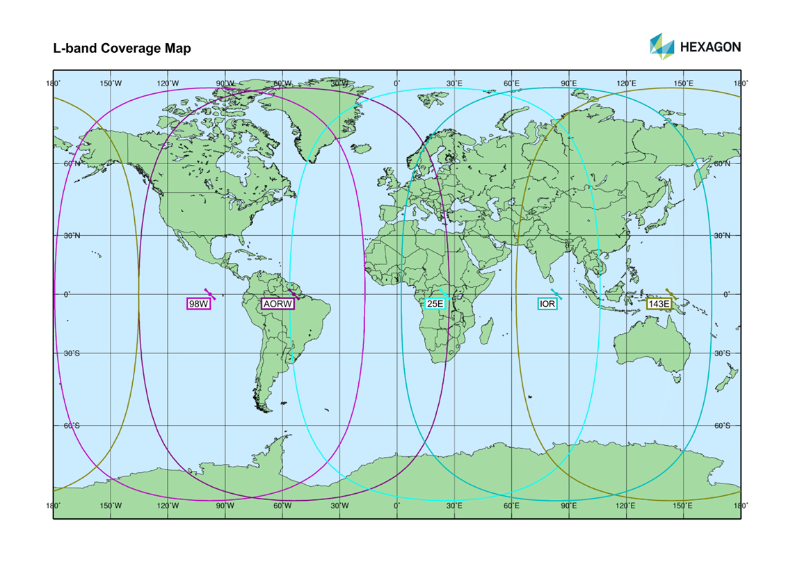 LBAND coverage map