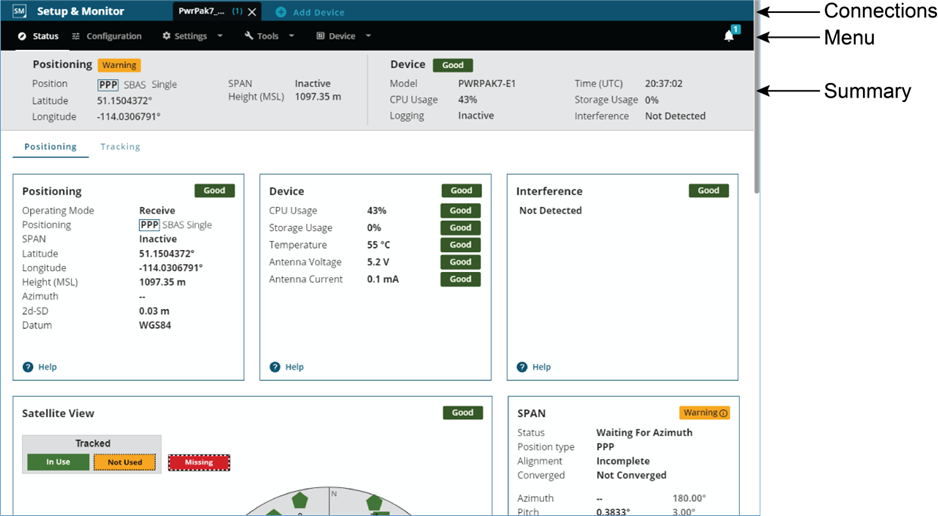 How to connect to PwrPak7
