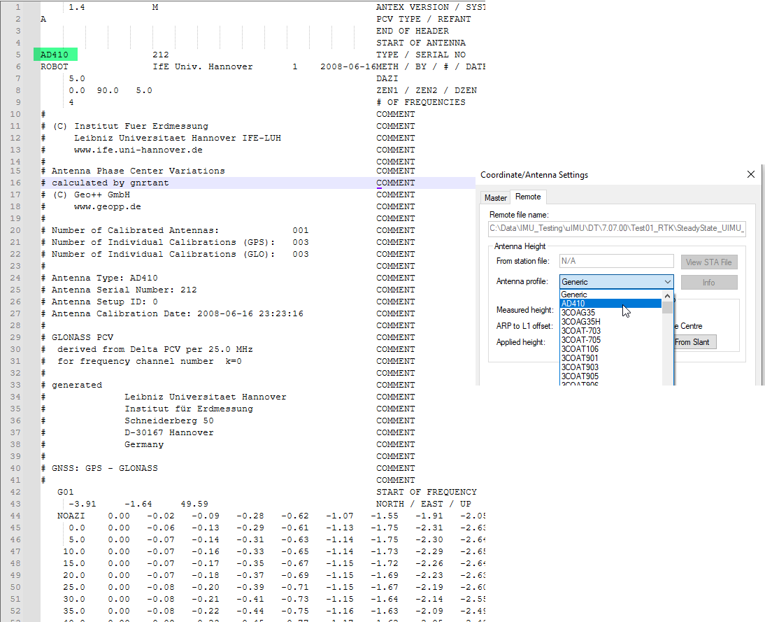 How to add a user antenna in GrafNav or Inertial Explorer