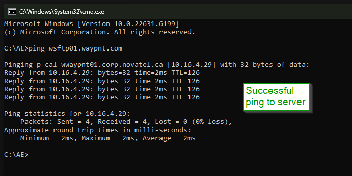 Failed to download NRT files in Waypoint