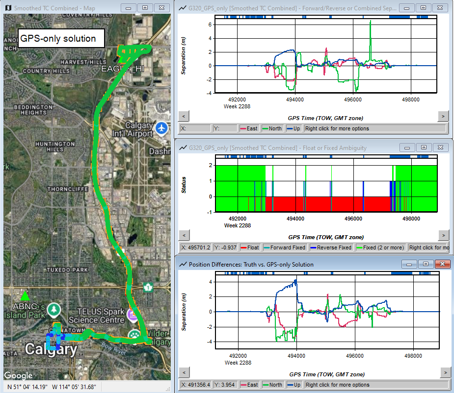 Effect of using additional GNSS constellations in Inertial Explorer ...