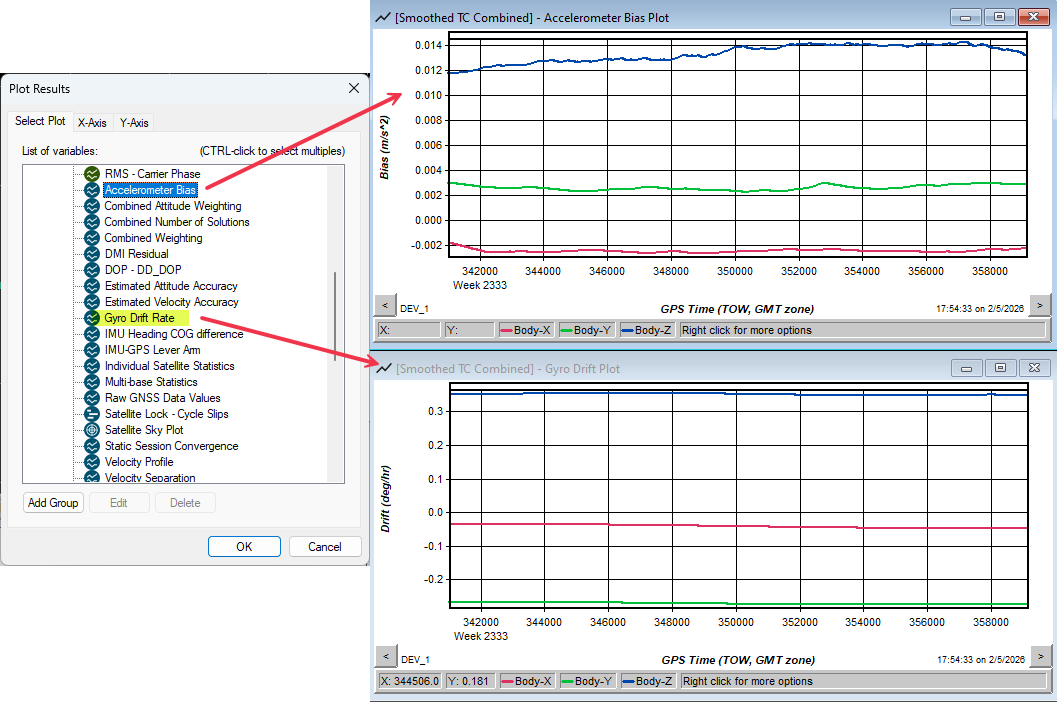 Third-party IMU error model creation in Inertial Explorer
