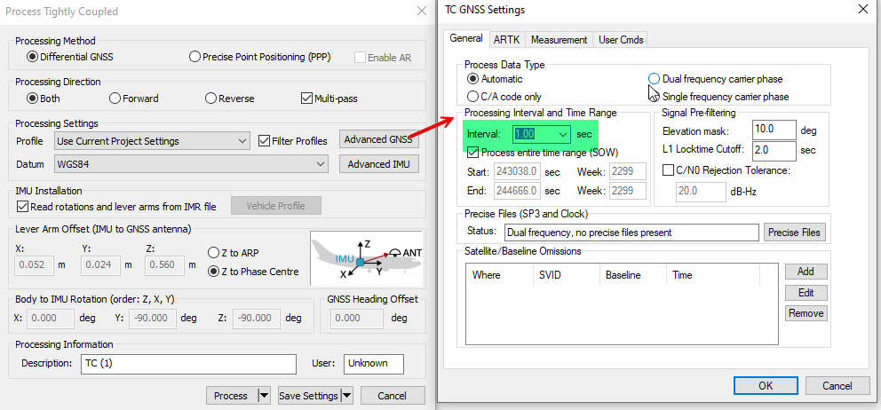 Increasing processing speed in Inertial Explorer